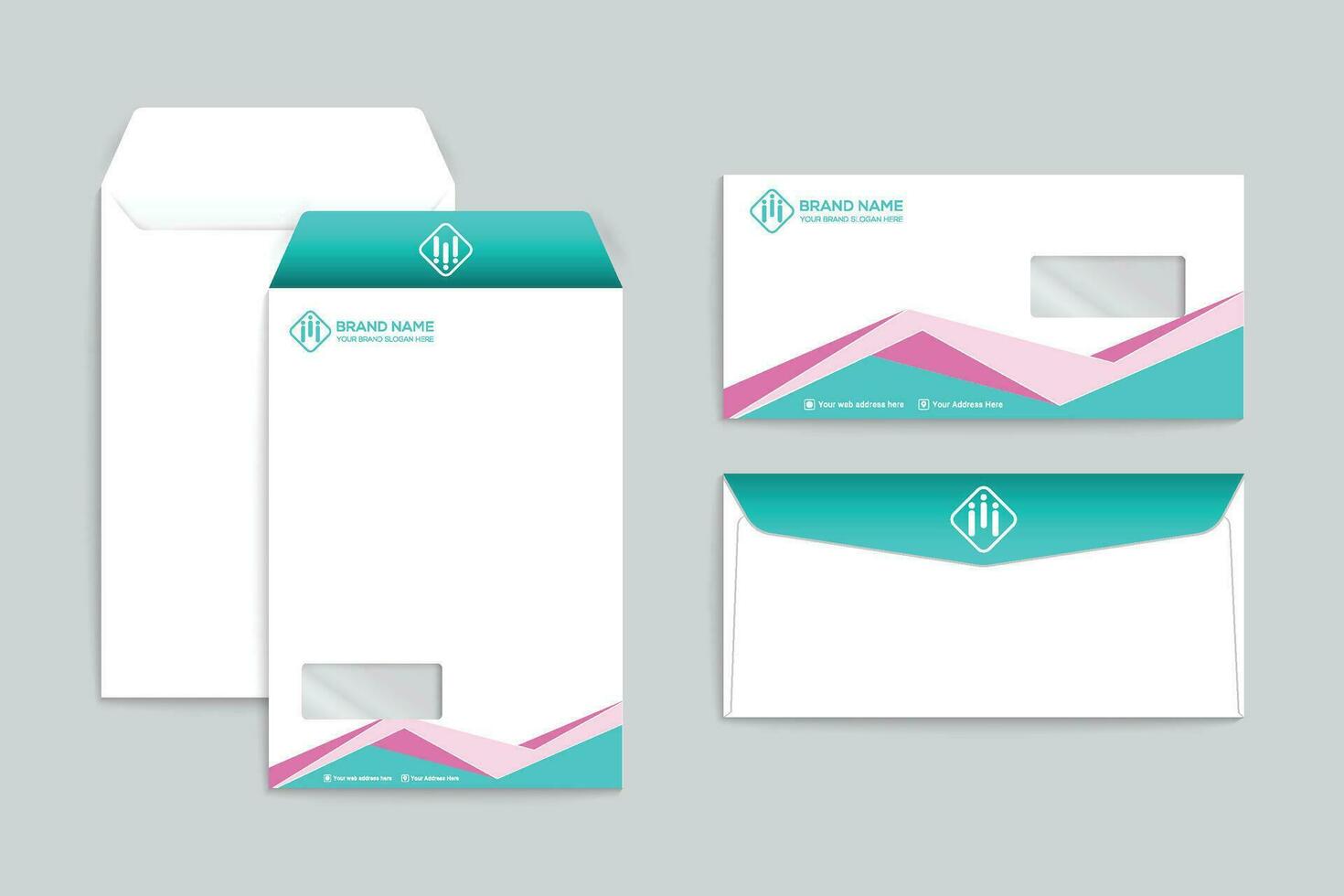 modern professioneel envelop ontwerp vector