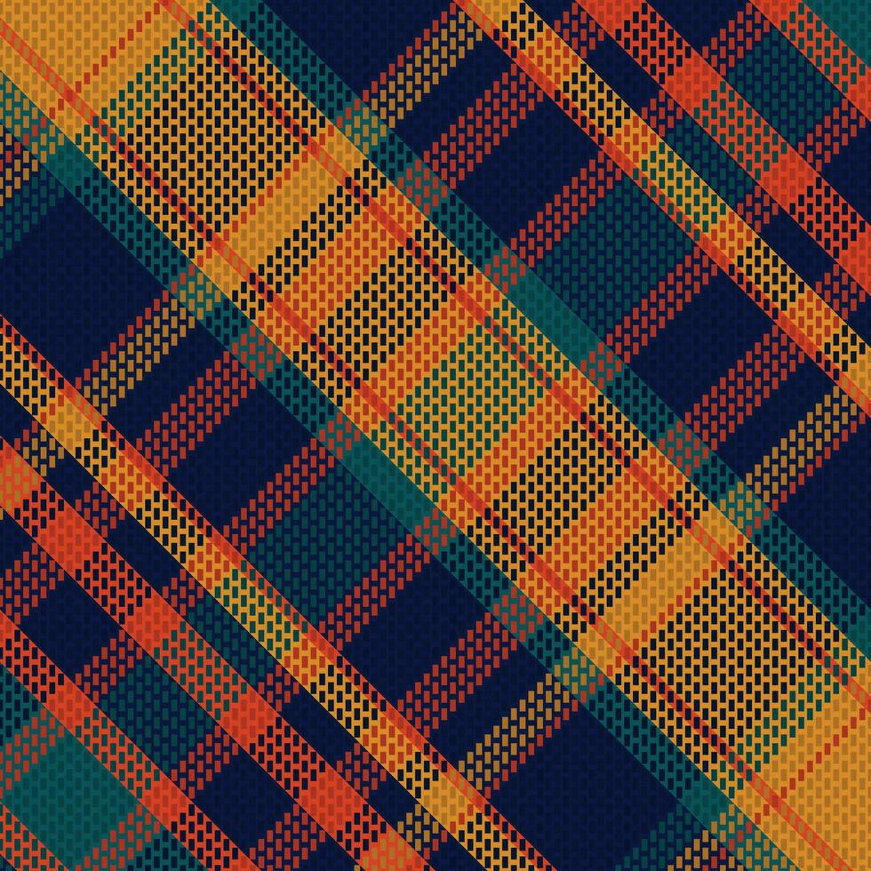 Schotse ruit of plaid wijnoogst kleur patroon. vector