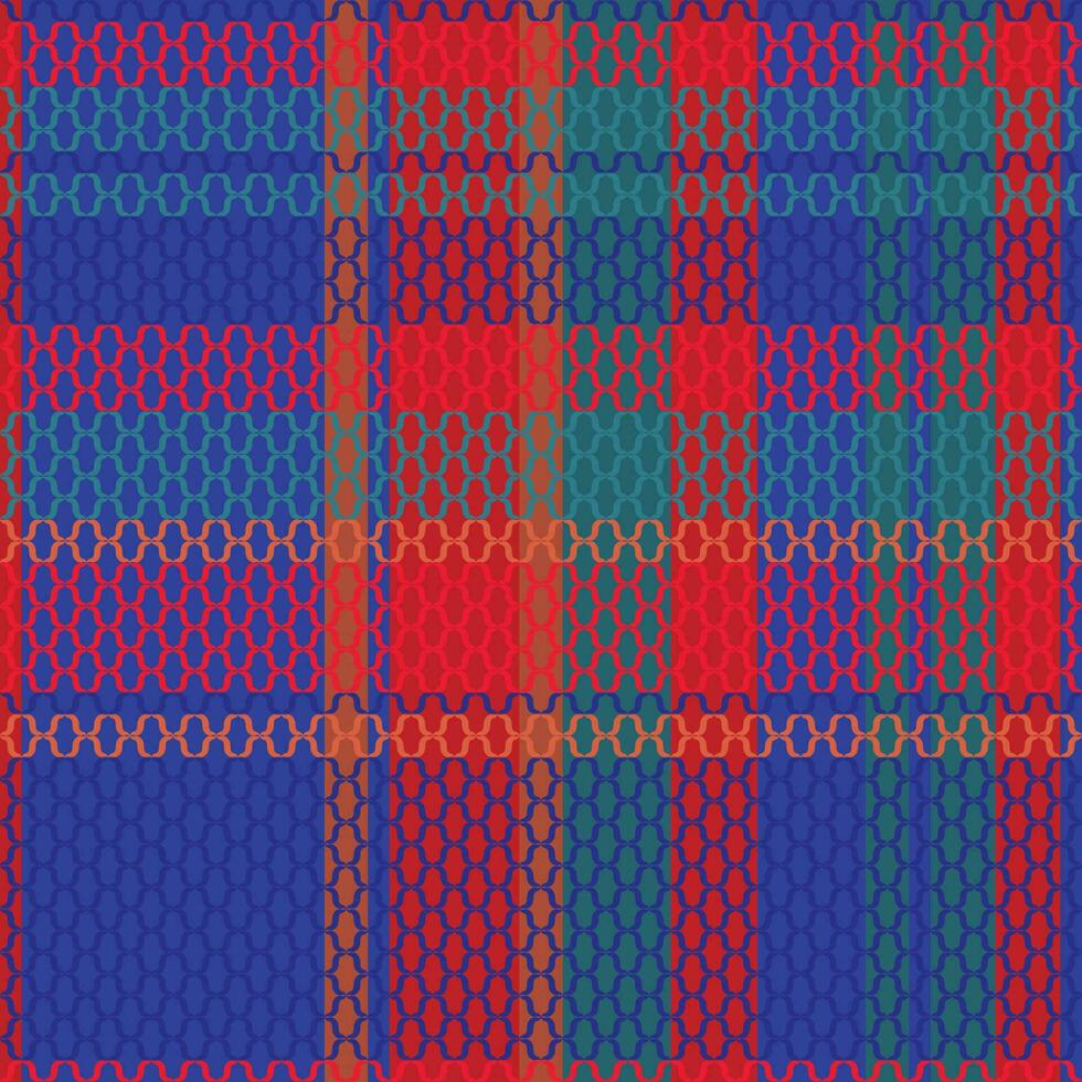 Schotse ruit of plaid wijnoogst kleur patroon. vector