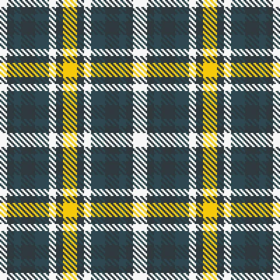 textiel Schotse ruit naadloos van controleren kleding stof plaid met een vector patroon structuur achtergrond.