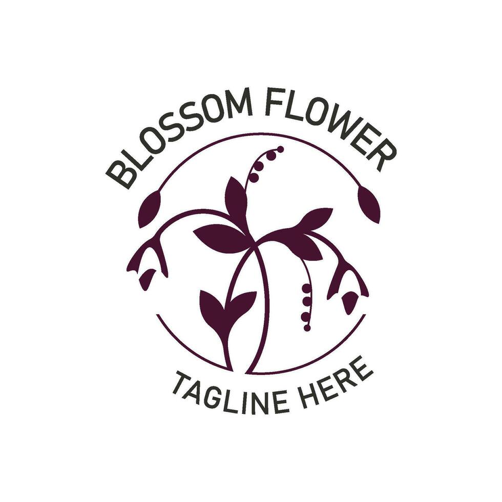 bloesem bloemen mooi blad en bloem vector kunst, icoon grafisch decoratie bedrijf bruiloft sjabloon