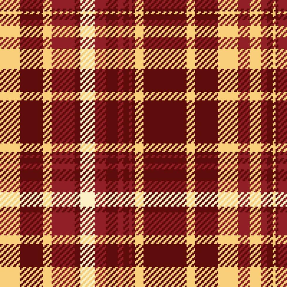 achtergrond naadloos plaid van Schotse ruit controleren patroon met een structuur kleding stof textiel vector. vector