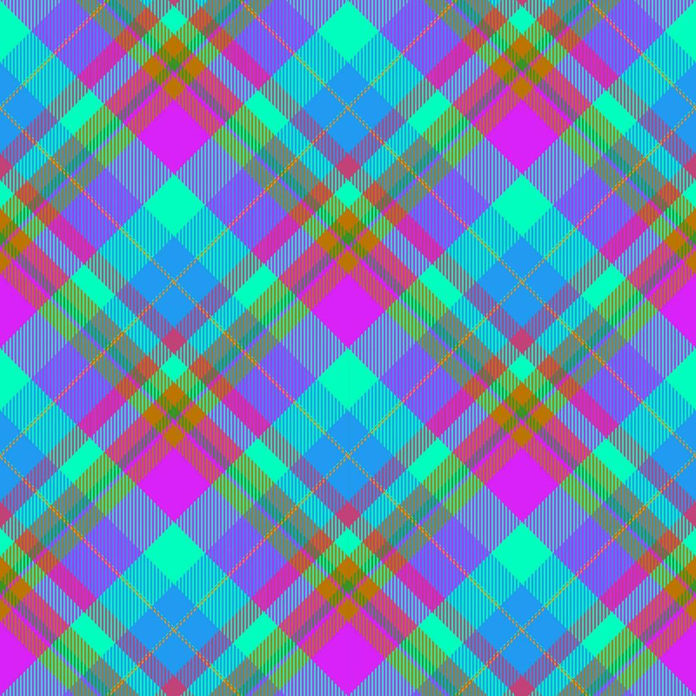 Schotse ruit Schotland naadloos plaid patroon vector. retro achtergrond kleding stof. wijnoogst controleren kleur plein meetkundig textuur. vector