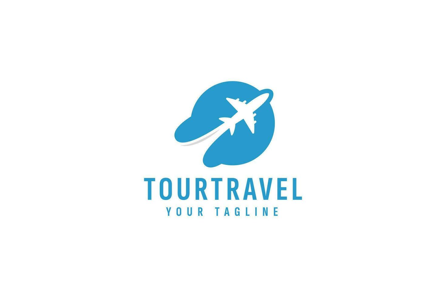 tour en reizen logo vector icoon illustratie