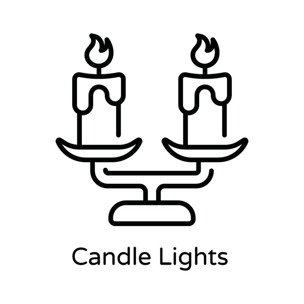 kaars lichten vector schets icoon ontwerp illustratie. astrologie en dierenriem tekens symbool Aan wit achtergrond eps 10 het dossier