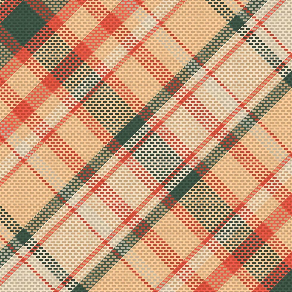 Schotse ruit of plaid wijnoogst kleur patroon. vector