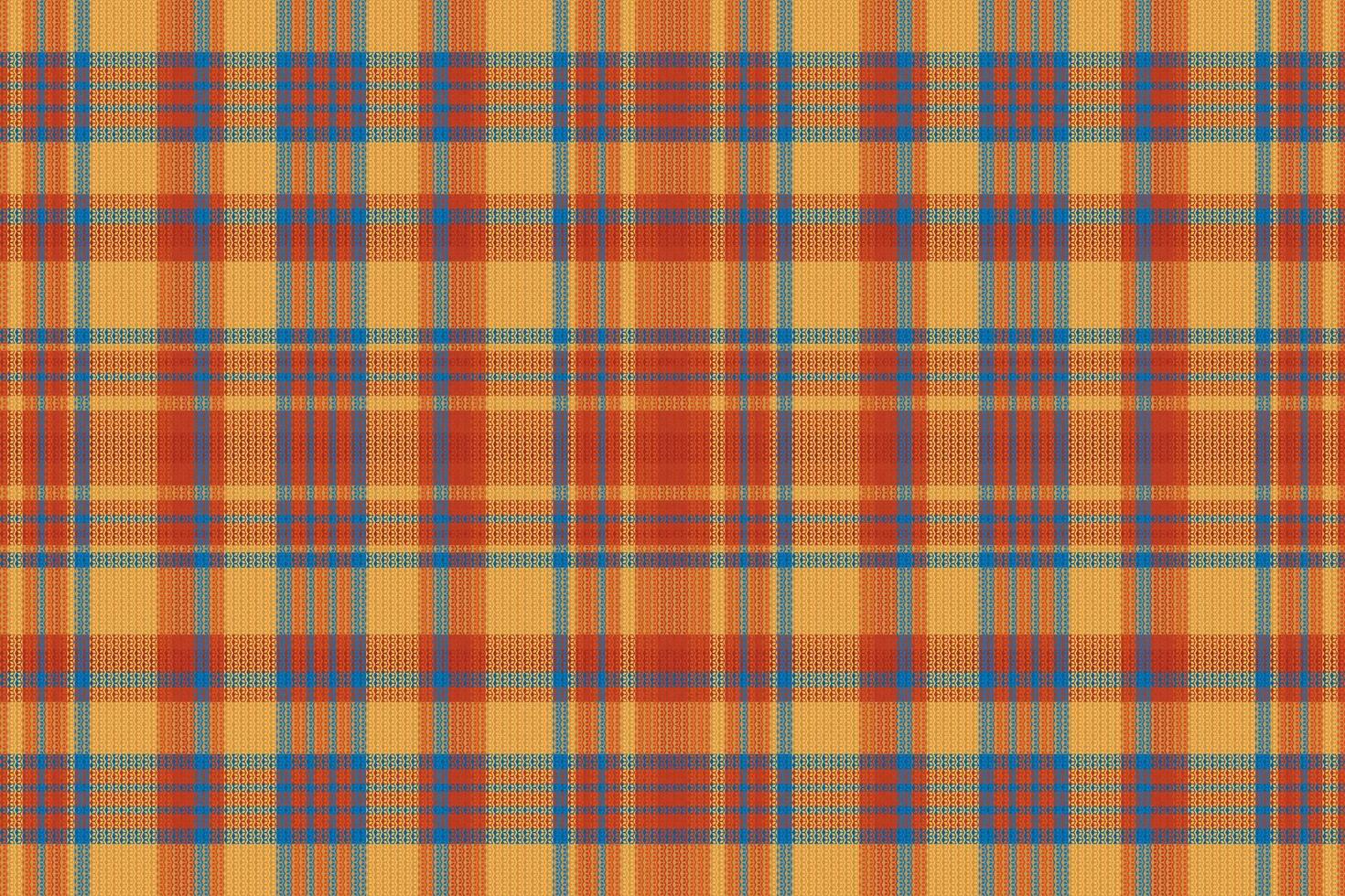 Schotse ruit of plaid wijnoogst kleur patroon. vector