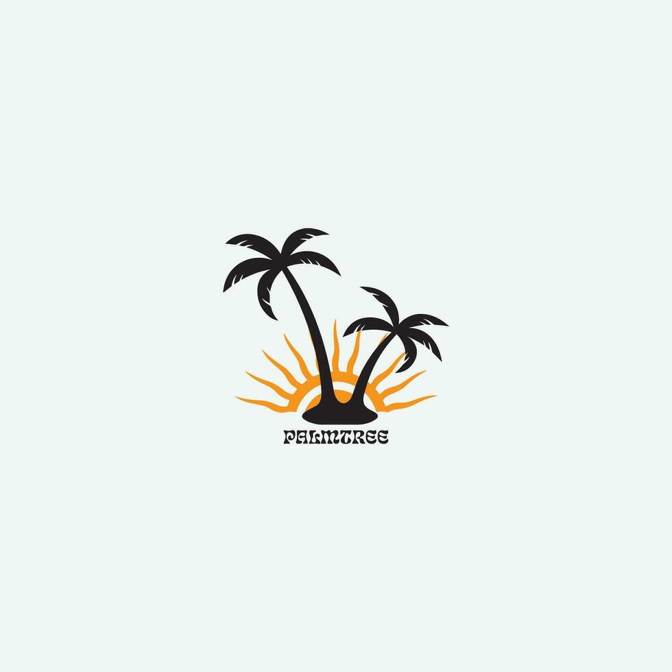 palm zomer logo vector