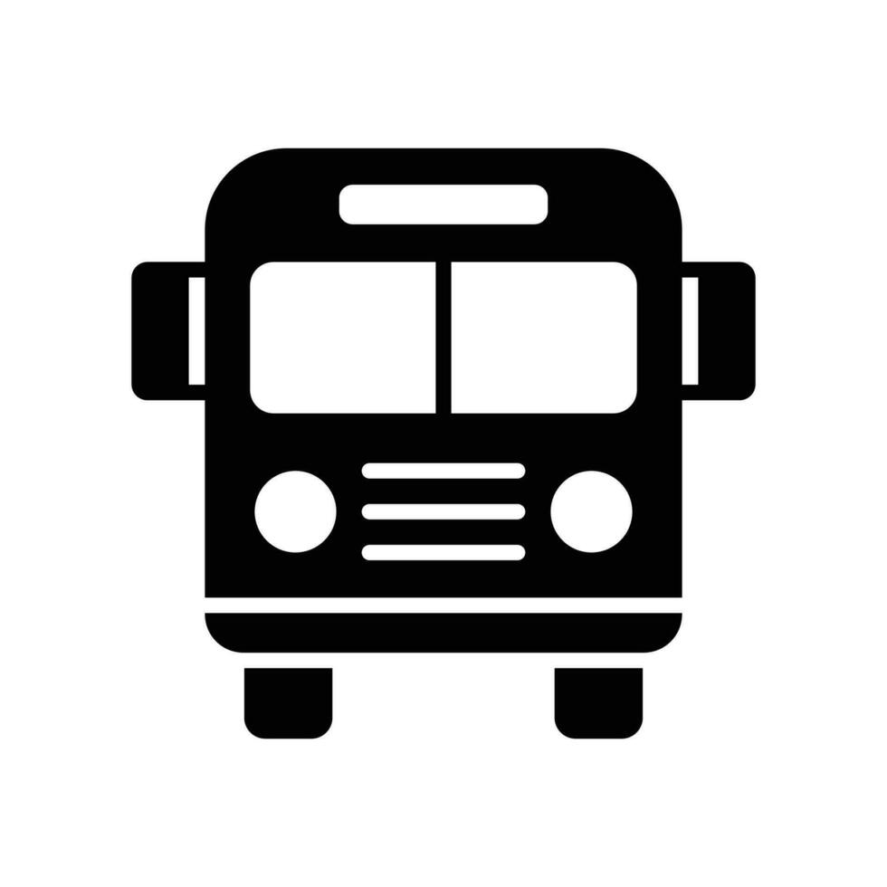 bus icoon vector ontwerp sjabloon in wit achtergrond
