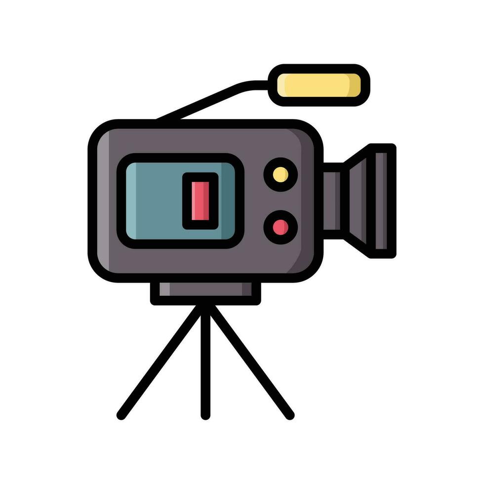 video camera icoon vector ontwerp sjabloon in wit achtergrond