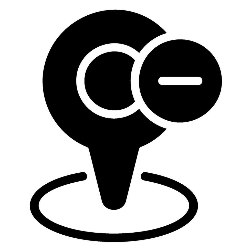 verwijder glyph-pictogram vector