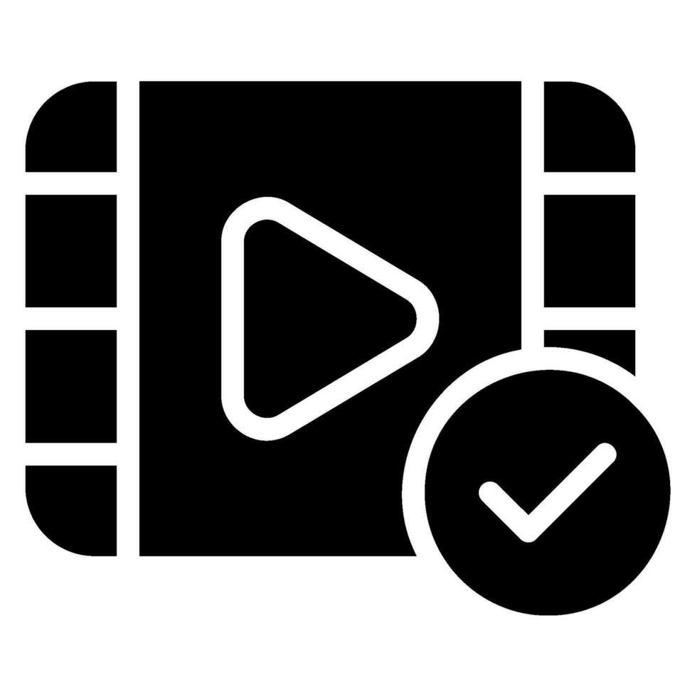 glyph-pictogram videospeler vector