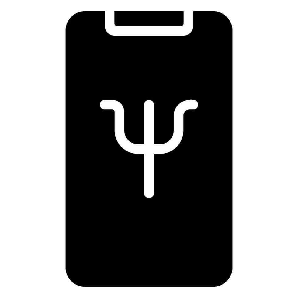 smartphone glyph-pictogram vector