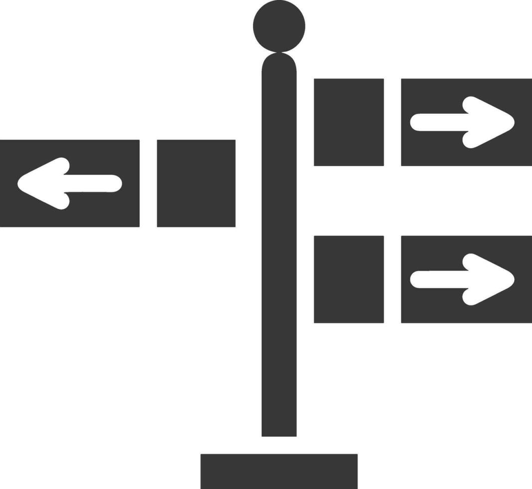 wegwijzer richting icoon symbool vector afbeelding. illustratie van de pijl informatie uithangbord gids bestemming ontwerp afbeelding. eps 10