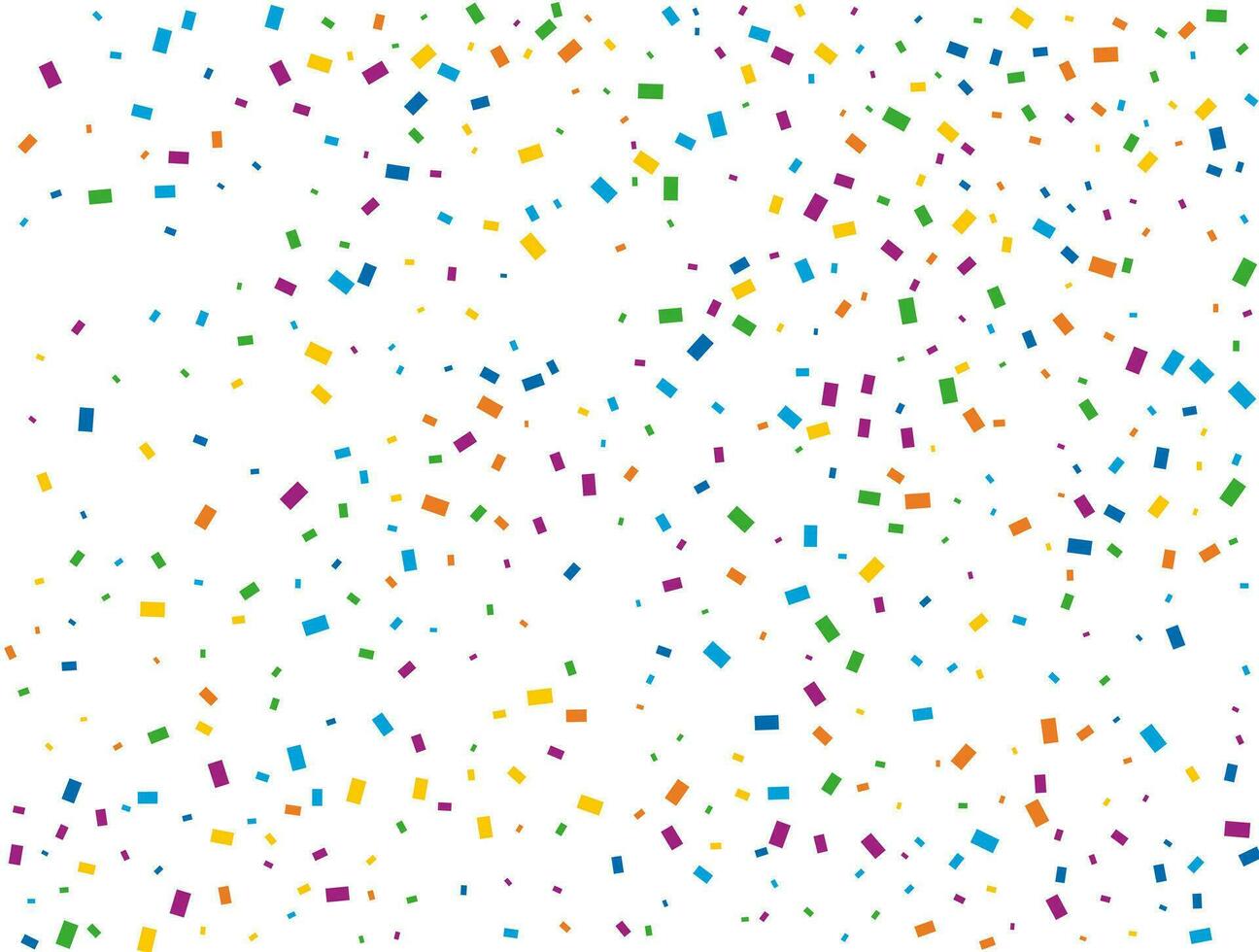 vakantie rechthoekig confetti. licht regenboog schitteren confetti achtergrond. gekleurde feestelijk textuur. vector