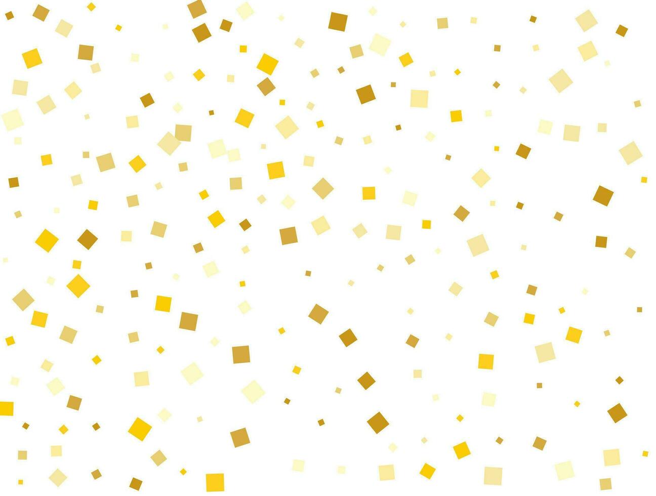 gouden Kerstmis plein confetti. vector illustratie