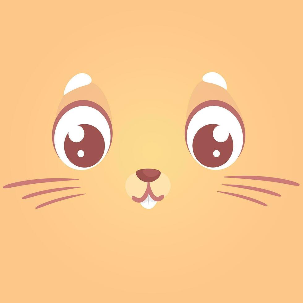 gelukkig konijn konijn tekenfilm. vector illustratie