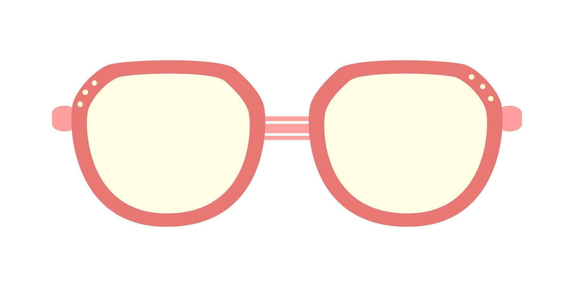 zonnebril, bril icoon. vector illustratie, vlak ontwerp. grappig zomer bril illustratie.