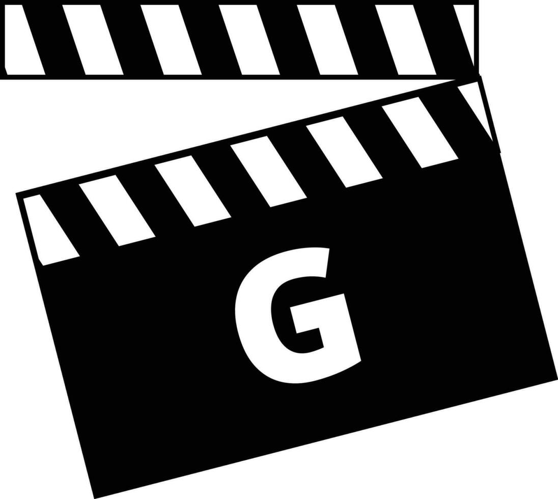 g film beoordeling teken vector