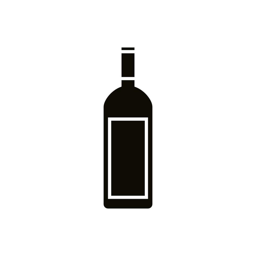 fles icoon vector. fles voor water illustratie teken. fles van alcohol symbool of logo. vector