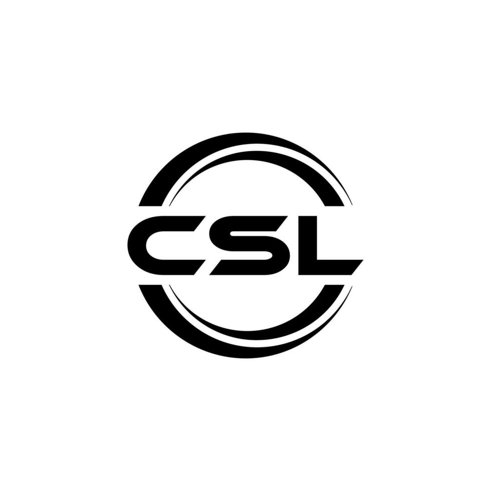 csl logo ontwerp, inspiratie voor een uniek identiteit. modern elegantie en creatief ontwerp. watermerk uw succes met de opvallend deze logo. vector