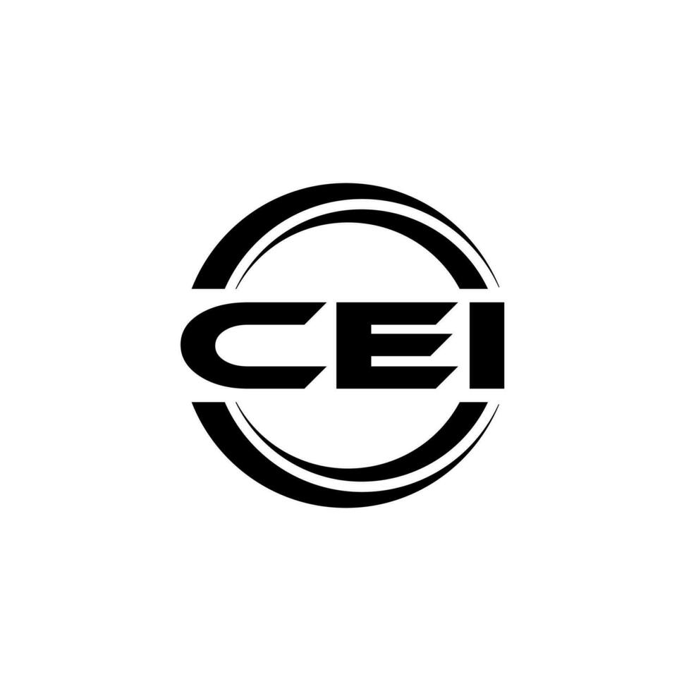 cei logo ontwerp, inspiratie voor een uniek identiteit. modern elegantie en creatief ontwerp. watermerk uw succes met de opvallend deze logo. vector