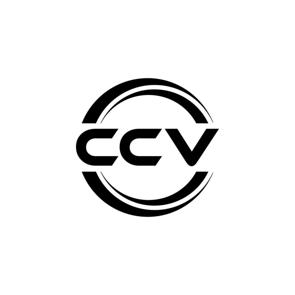 ccv logo ontwerp, inspiratie voor een uniek identiteit. modern elegantie en creatief ontwerp. watermerk uw succes met de opvallend deze logo. vector