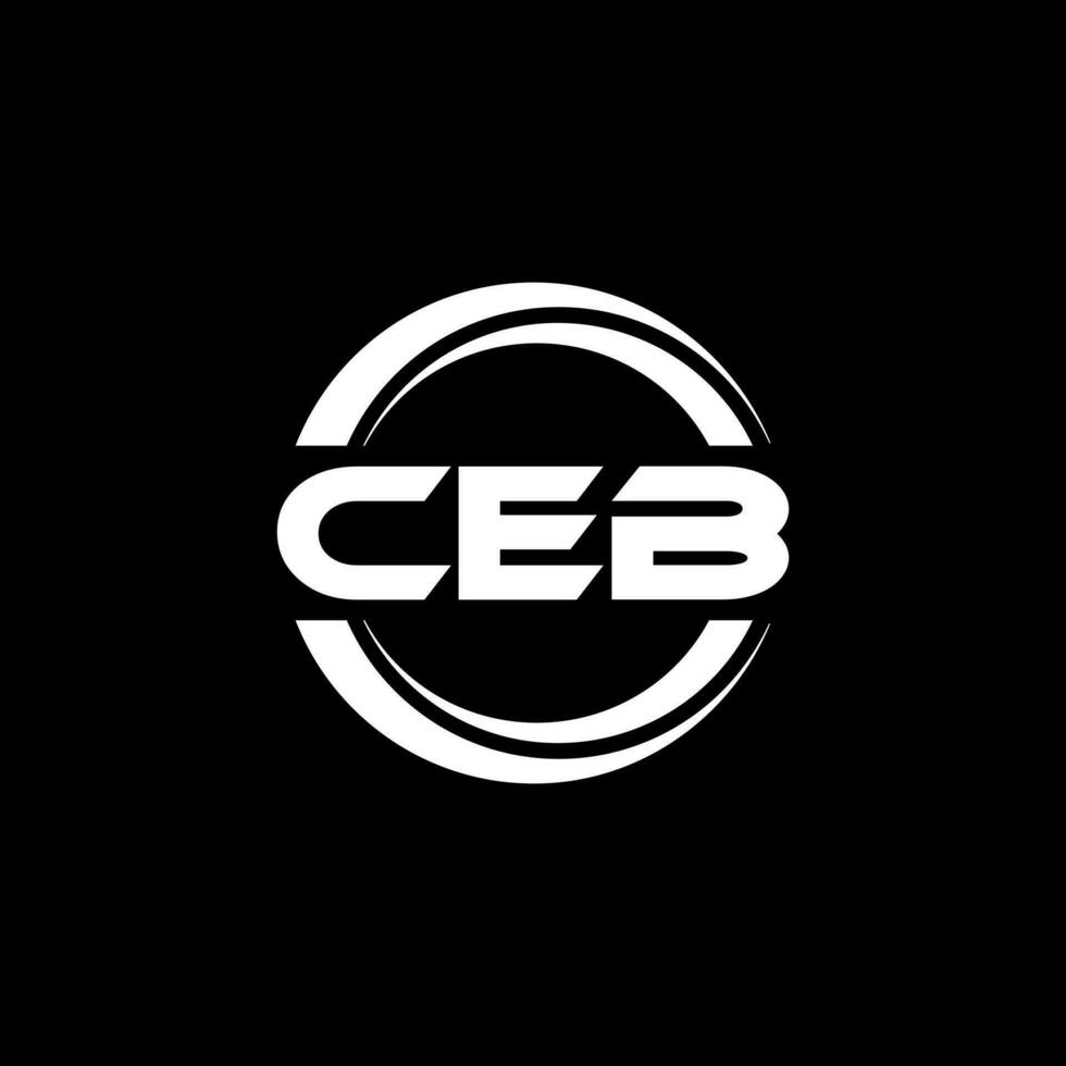 ceb logo ontwerp, inspiratie voor een uniek identiteit. modern elegantie en creatief ontwerp. watermerk uw succes met de opvallend deze logo. vector