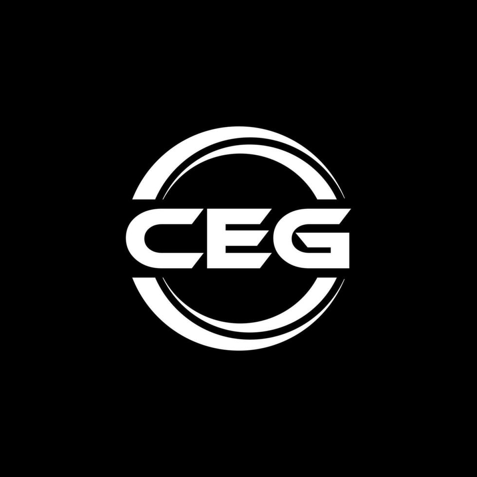 ceg logo ontwerp, inspiratie voor een uniek identiteit. modern elegantie en creatief ontwerp. watermerk uw succes met de opvallend deze logo. vector