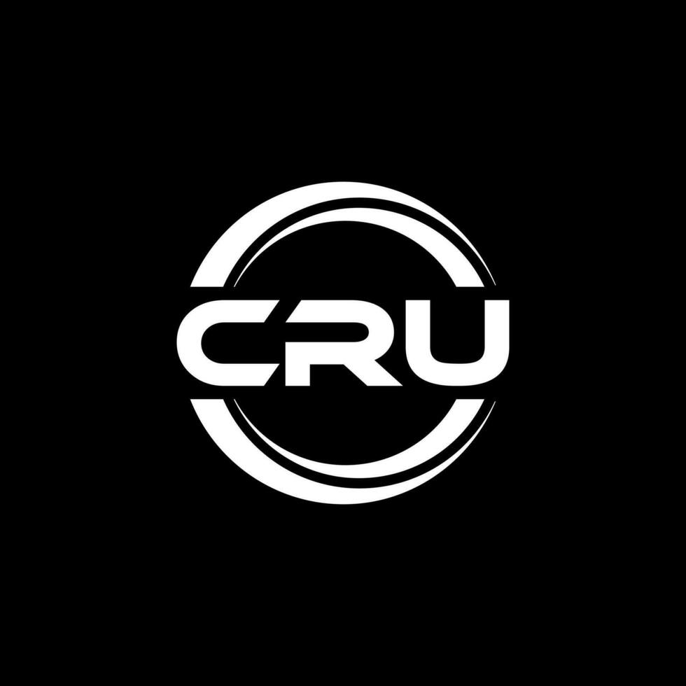 cru logo ontwerp, inspiratie voor een uniek identiteit. modern elegantie en creatief ontwerp. watermerk uw succes met de opvallend deze logo. vector