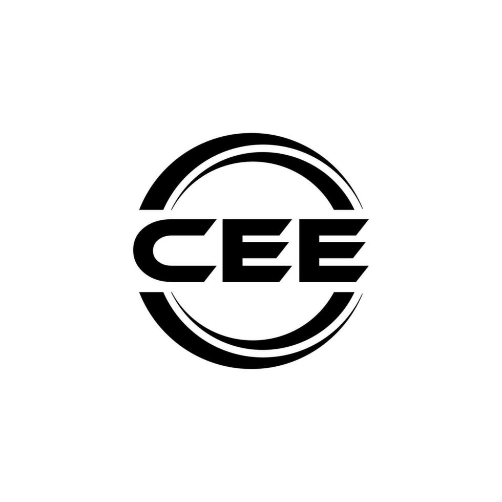 cee logo ontwerp, inspiratie voor een uniek identiteit. modern elegantie en creatief ontwerp. watermerk uw succes met de opvallend deze logo. vector