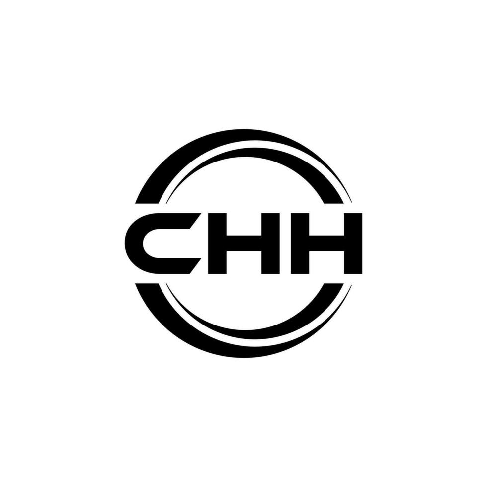 chh logo ontwerp, inspiratie voor een uniek identiteit. modern elegantie en creatief ontwerp. watermerk uw succes met de opvallend deze logo. vector