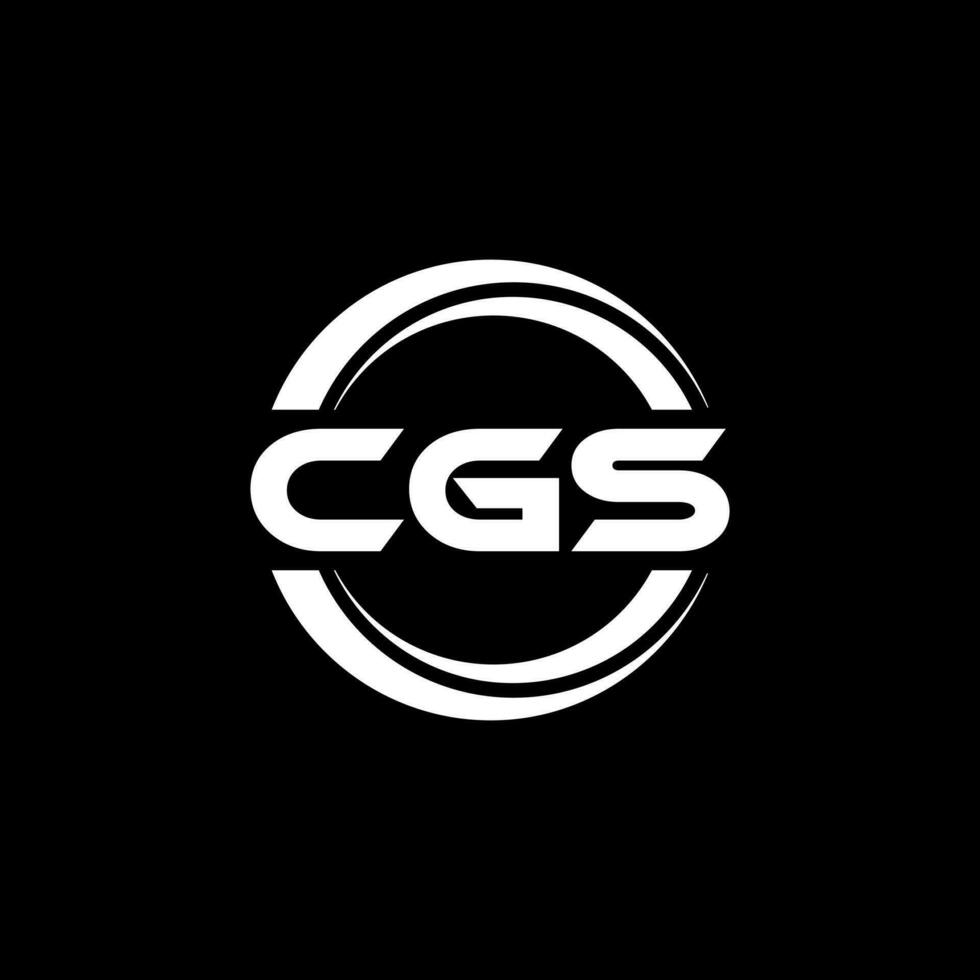 cgs logo ontwerp, inspiratie voor een uniek identiteit. modern elegantie en creatief ontwerp. watermerk uw succes met de opvallend deze logo. vector