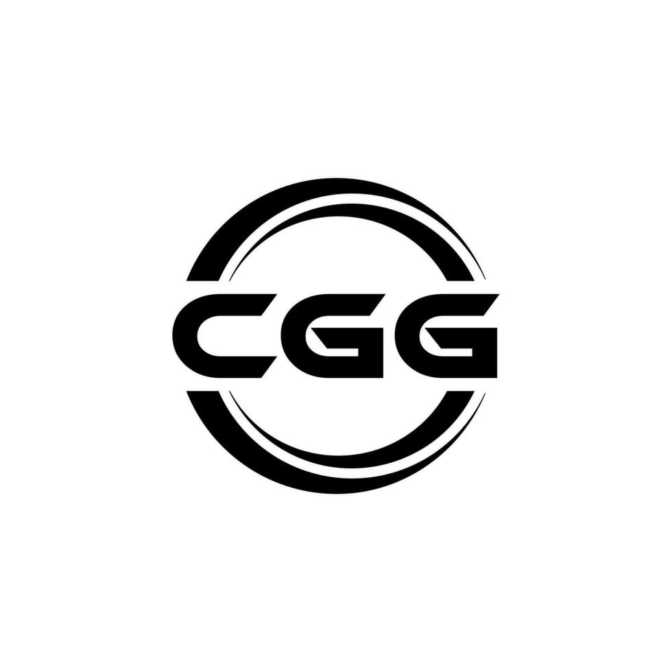 cgg logo ontwerp, inspiratie voor een uniek identiteit. modern elegantie en creatief ontwerp. watermerk uw succes met de opvallend deze logo. vector