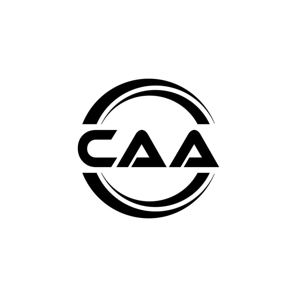 caa logo ontwerp, inspiratie voor een uniek identiteit. modern elegantie en creatief ontwerp. watermerk uw succes met de opvallend deze logo. vector