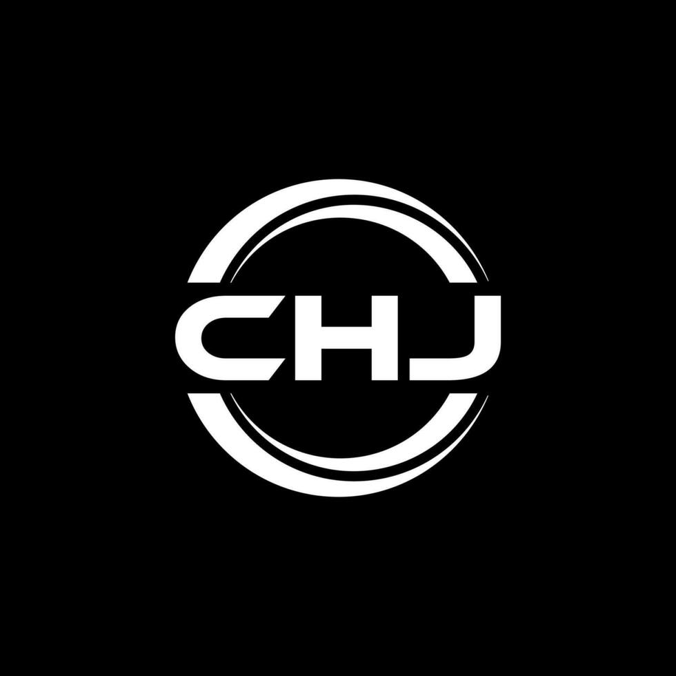 chj logo ontwerp, inspiratie voor een uniek identiteit. modern elegantie en creatief ontwerp. watermerk uw succes met de opvallend deze logo. vector