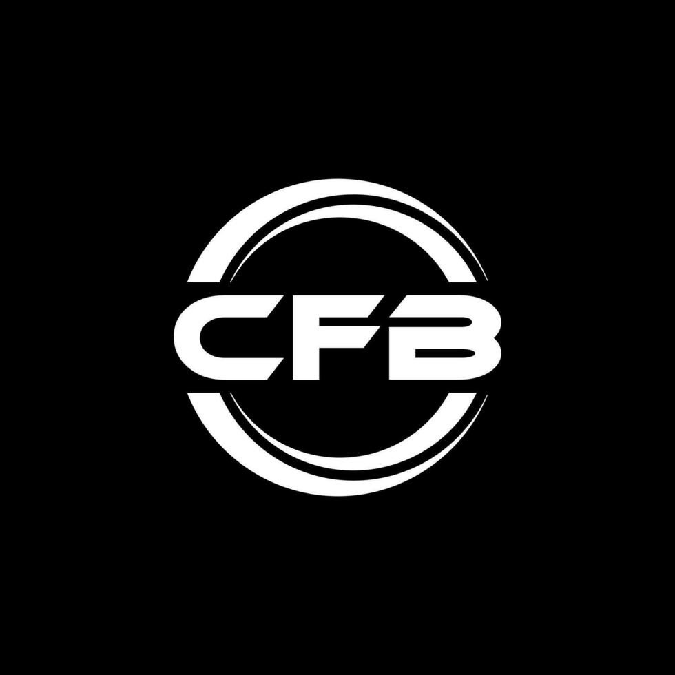 cfb logo ontwerp, inspiratie voor een uniek identiteit. modern elegantie en creatief ontwerp. watermerk uw succes met de opvallend deze logo. vector