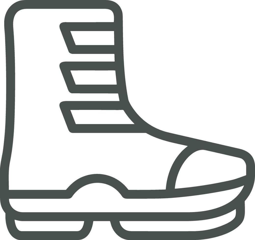 laarzen symbool icoon vector afbeelding. illustratie van de bagageruimte schoenen schoen ontwerp afbeelding. eps 10