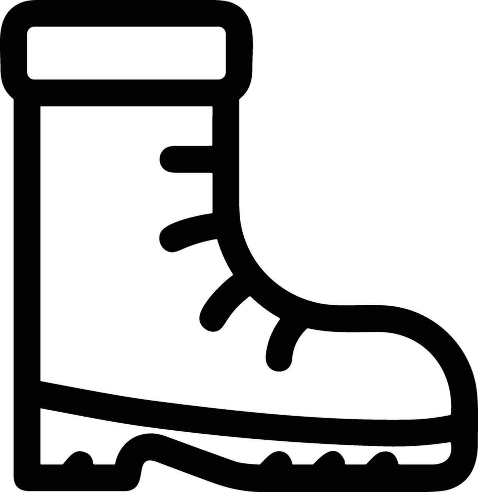 laarzen symbool icoon vector afbeelding. illustratie van de bagageruimte schoenen schoen ontwerp afbeelding. eps 10