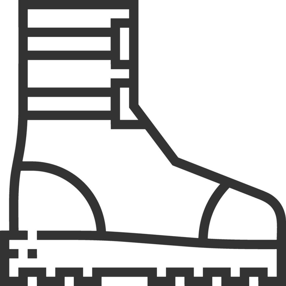 laarzen symbool icoon vector afbeelding. illustratie van de bagageruimte schoenen schoen ontwerp afbeelding. eps 10