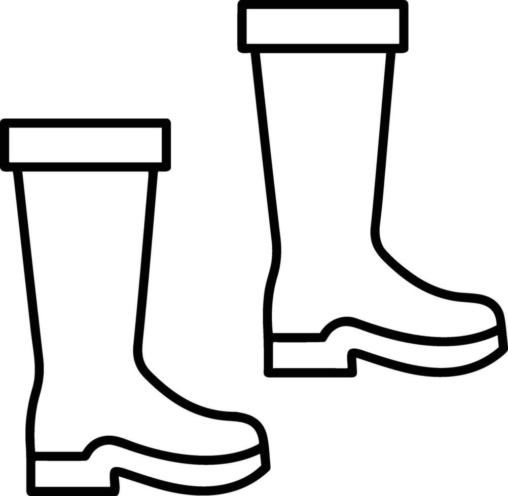 laarzen symbool icoon vector afbeelding. illustratie van de bagageruimte schoenen schoen ontwerp afbeelding. eps 10