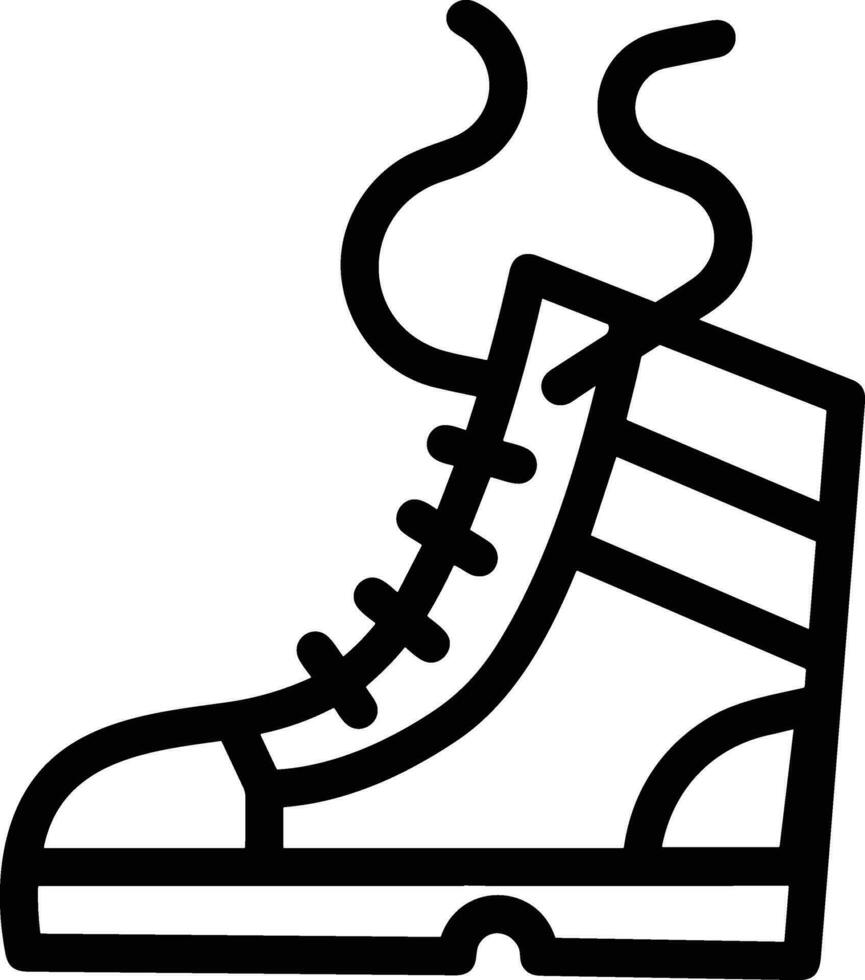 laarzen symbool icoon vector afbeelding. illustratie van de bagageruimte schoenen schoen ontwerp afbeelding. eps 10