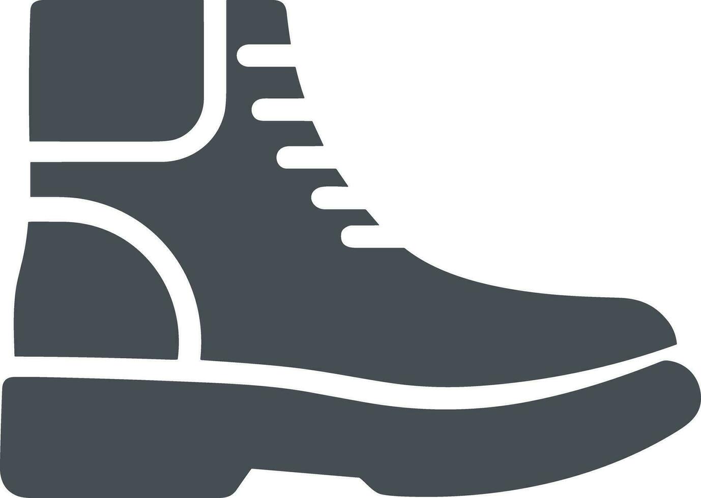 laarzen symbool icoon vector afbeelding. illustratie van de bagageruimte schoenen schoen ontwerp afbeelding. eps 10