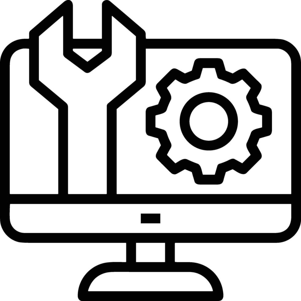 schroevedraaier reparatie icoon symbool vector afbeelding. illustratie van de fix toolkit ontwerp afbeelding. eps 10