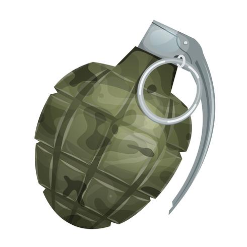 Militaire granaat vector