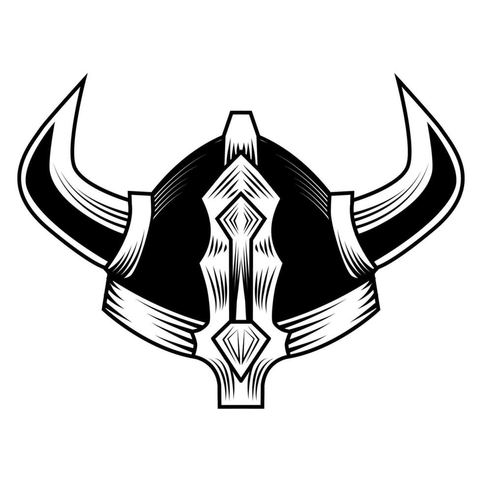 viking hoed illustratie vector