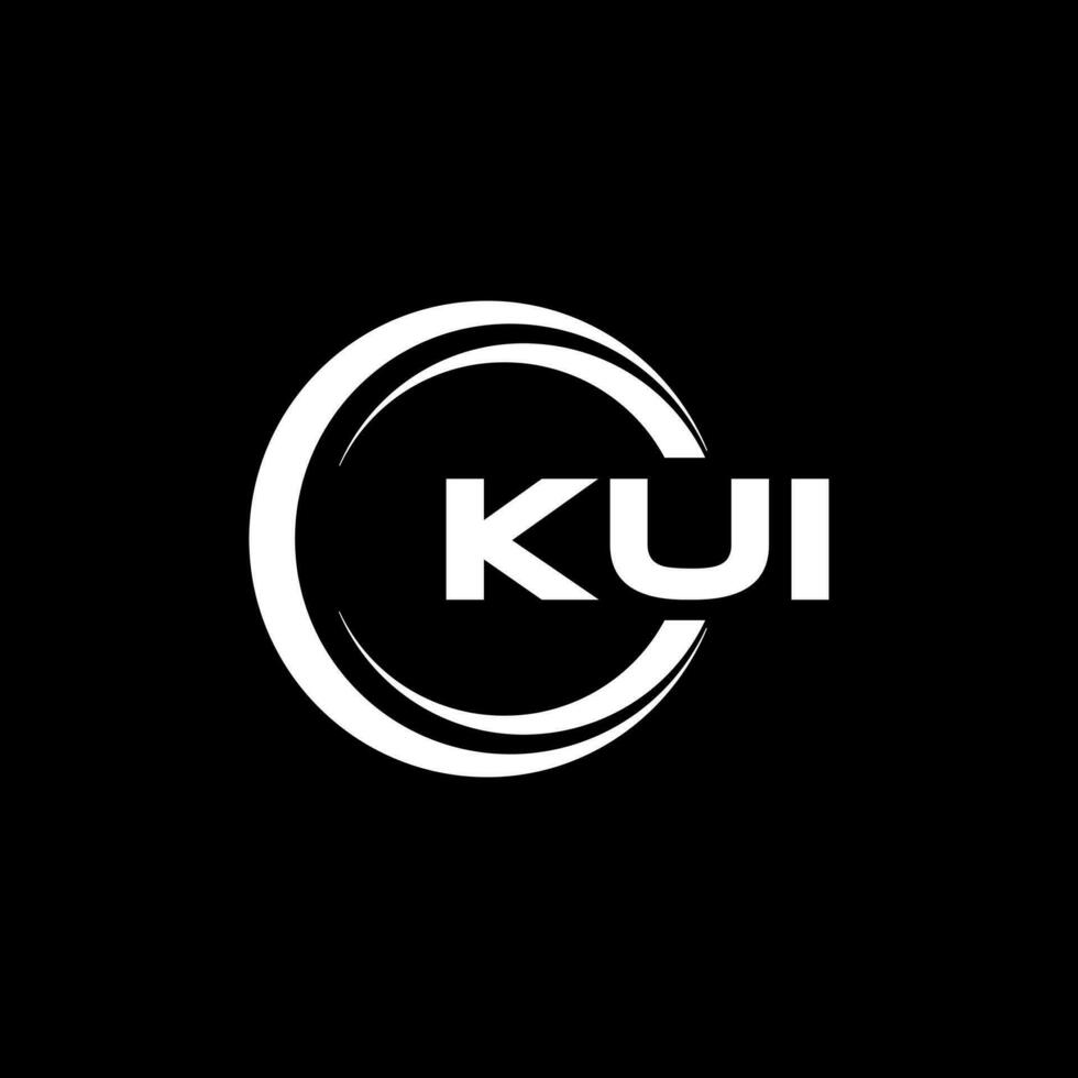 kui logo ontwerp, inspiratie voor een uniek identiteit. modern elegantie en creatief ontwerp. watermerk uw succes met de opvallend deze logo. vector