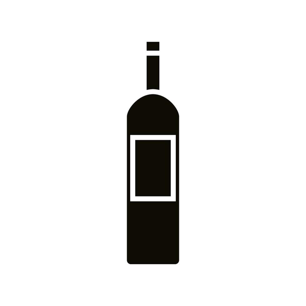 fles icoon vector. fles voor water illustratie teken. fles van alcohol symbool of logo. vector