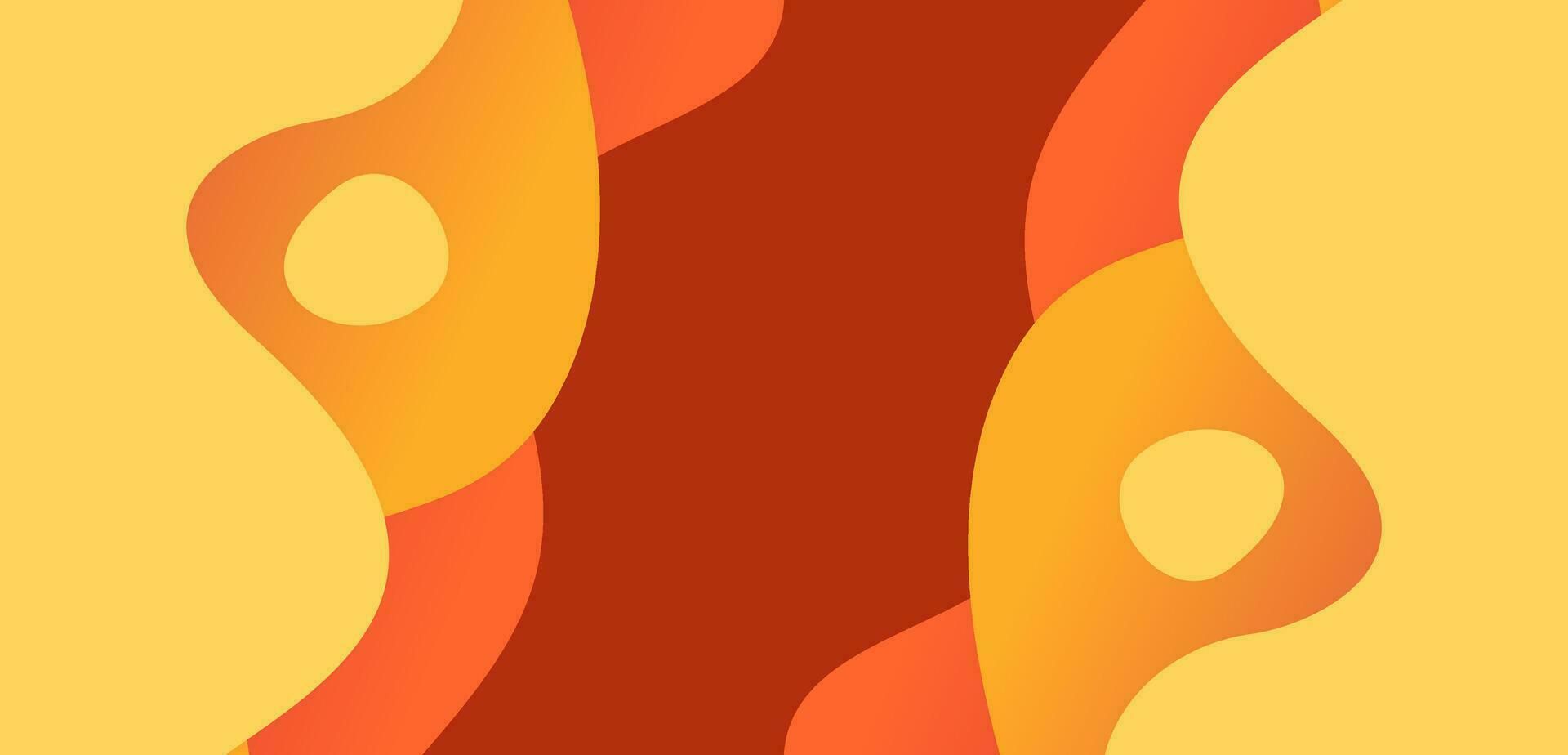 oranje abstract achtergrond spandoek. voor web, advertenties. backdrop vector