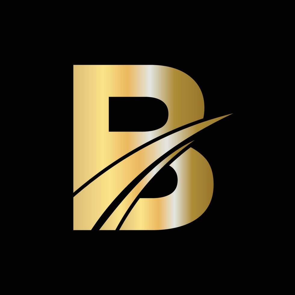 eerste b brief logo ontwerp symbool. brief b logotype teken sjabloon vector